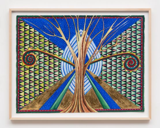 Tree of Light by Faith Wilding contemporary artwork Painting