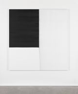 Exposed Painting Lamp Black by Callum Innes contemporary artwork painting works on paper