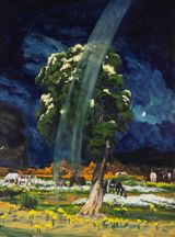 Starry Night by Hao Zecheng contemporary artwork painting