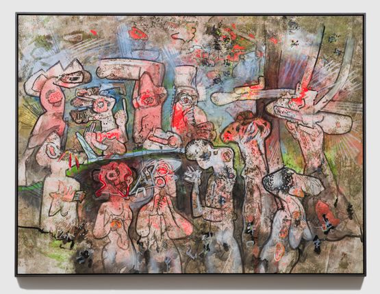 Les Semences et les Oeufs by Roberto Matta contemporary artwork Painting