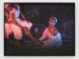 Untitled Kitty Polly and Katurah the night before he couldnt see them by Christopher Udemezue contemporary artwork print