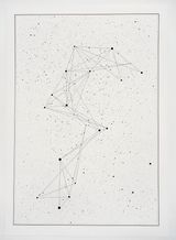 I saw all the letters in all the stars 43 by Timo Nasseri contemporary artwork drawing painting works on paper