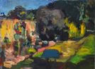The South Wall At Lemmons - Late Summer 69 by Sargy Mann contemporary artwork Painting