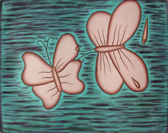Kehidupanku Sering Cekcok by I Gusti Ayu Kadek Igak Murniasih contemporary artwork Painting