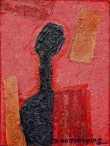 My Buddha Dawn by Zou Jianping contemporary artwork mixed media painting