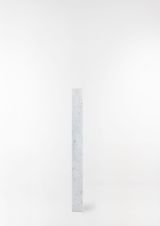 CRIED OUT TO ME white marble columns by Claudia Comte contemporary artwork painting sculpture