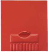 Rosso Red by Agostino Bonalumi contemporary artwork painting