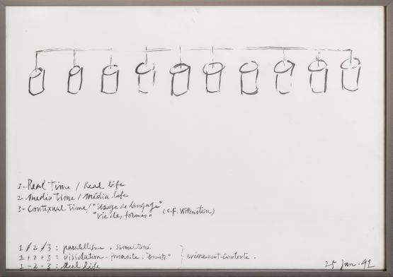 Drawing Telephone Arabe by Kim Soun-Gui contemporary artwork Painting
