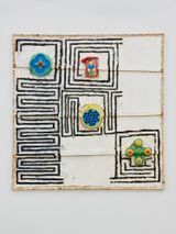 Untitled Maze by Mike Cloud contemporary artwork painting photography print works on paper