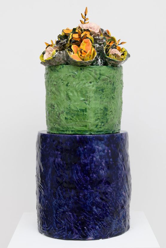 Poppies and Roses by Anabel Juarez contemporary artwork Sculpture