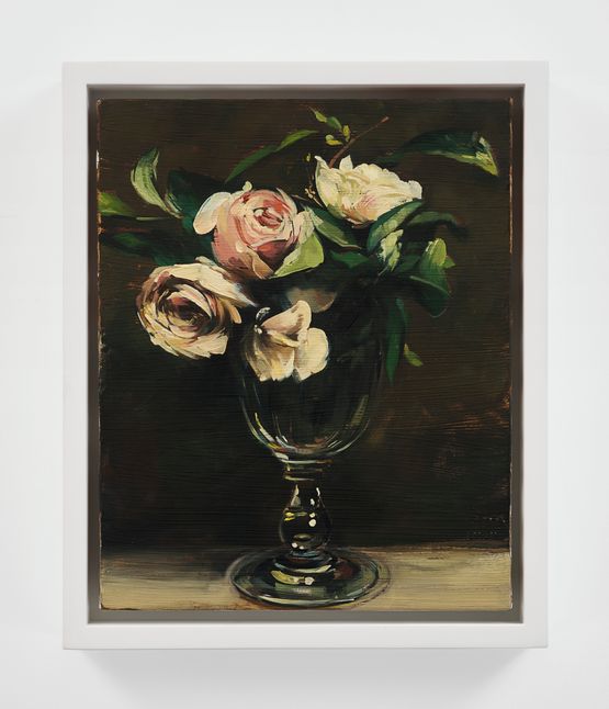 Roses after Fantin-Latour by Sam Mckinniss contemporary artwork Painting