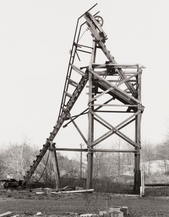 Reed  Herb Coal Co. Joliett Schuylkill County USA by Bernd  Hilla Becher contemporary artwork Print