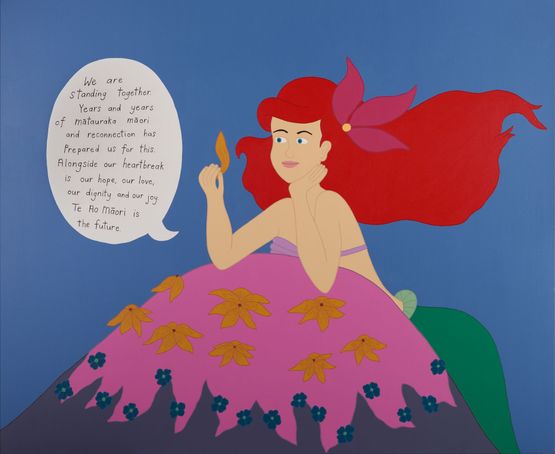 Loves me Loves me not by Ayesha Green contemporary artwork Painting