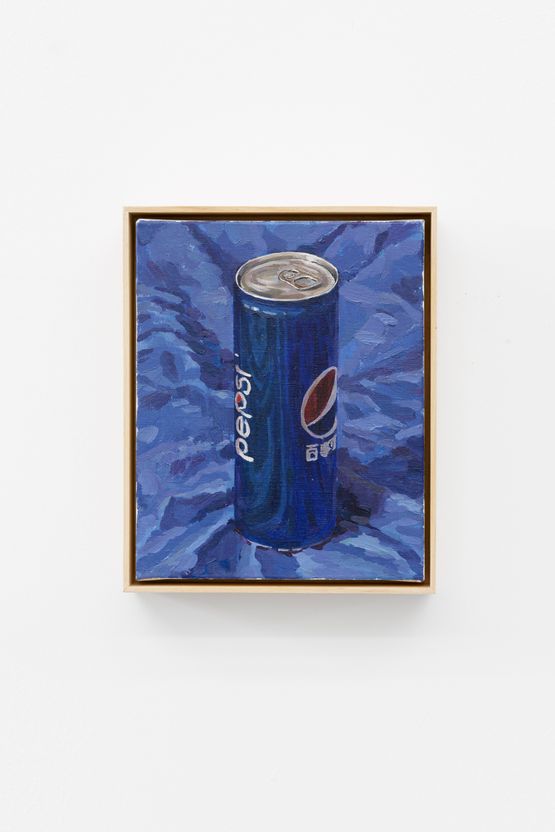 Pepsi On The Blue Cloth by Ge Yulu contemporary artwork Painting