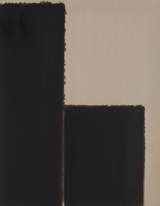 Burnt Umber  Ultramarine by Yun Hyong-Keun contemporary artwork Painting