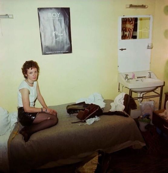 Nan as a punk London by Nan Goldin contemporary artwork Print