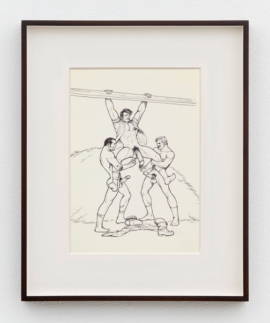 Untitled from Sex in the Shed by Tom of Finland contemporary artwork Works on Paper