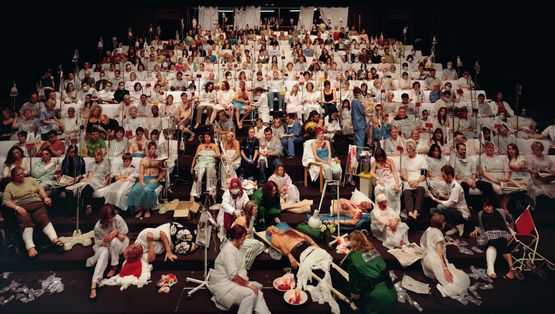 Temporary Ward by Wang Qingsong contemporary artwork Photography