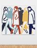 Daytime 2. by Julian Opie contemporary artwork Sculpture