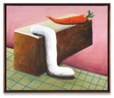 Untitled Carrot by Andreas Schulze contemporary artwork painting