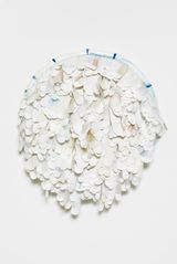 Dedinhos II by Leda Catunda contemporary artwork painting textile
