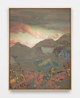 netlock.exe charmfield twilight_input glowtrace by Petra Cortright contemporary artwork painting print