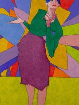 Untitled i23-3383 by Harold Cohen contemporary artwork painting