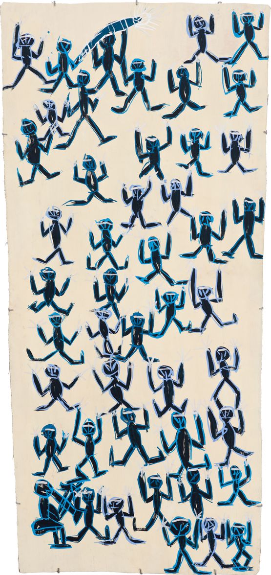 Banumbirr by Dhambit Mununggurr contemporary artwork Painting