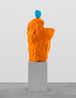 blue orange nun by Ugo Rondinone contemporary artwork Sculpture