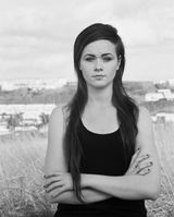 Monalisen der Vorstadte Birna Reykjavik by Ute Mahler  Werner Mahler contemporary artwork photography