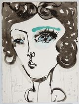 its ok - its ok - its ok by Del Kathryn Barton contemporary artwork mixed media