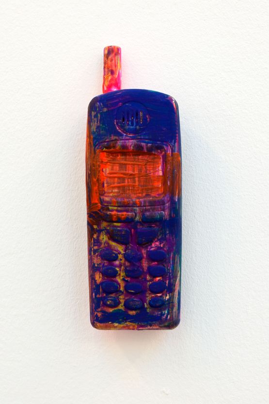 Phone by Hayley Tompkins contemporary artwork Mixed Media