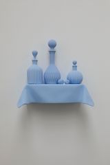 Small Blue Still Life 2 by Hans Op De Beeck contemporary artwork sculpture