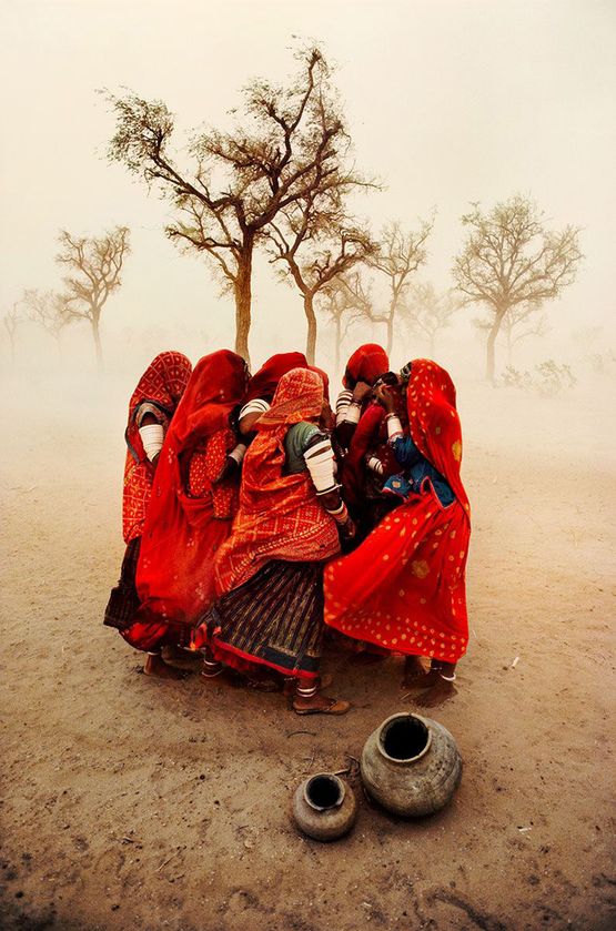 Dust Storm Rajasthan India by Steve Mccurry contemporary artwork Photography