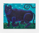 Leopard by Mark Connolly contemporary artwork painting works on paper