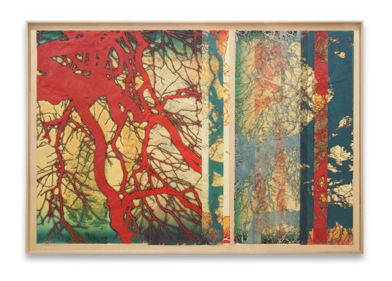 Walked to school all by ourselves by Doug  Mike Starn contemporary artwork Works on Paper