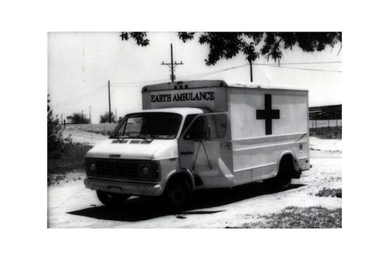 The Earth Ambulance detail by Helene Aylon contemporary artwork Painting