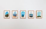 Land Sea and Sky by Muhanned Cader contemporary artwork Works on Paper