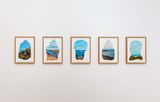Land Sea and Sky by Muhanned Cader contemporary artwork works on paper