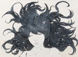 Medusa by Yu Kawashima contemporary artwork works on paper