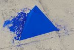 Tetrahedron Pyramid by Lothar Baumgarten contemporary artwork Sculpture