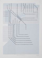 Specific Paths 8 by Layla Juma contemporary artwork drawing works on paper