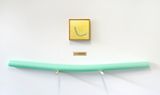 Portrait of Green Pool Noodle Just Remarkable by Elisabeth Pointon contemporary artwork painting works on paper sculpture