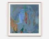 Misty Blue II by Sabine Moritz contemporary artwork works on paper
