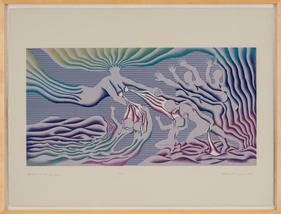 Guided by the Goddess by Judy Chicago contemporary artwork Print