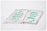 Project for an Intervention on the landscape Book-Field AgriCulture by Mirella Bentivoglio contemporary artwork mixed media works on paper