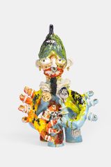 Multi-Armed Warrior Figure by Ramesh Mario Nithiyendran contemporary artwork