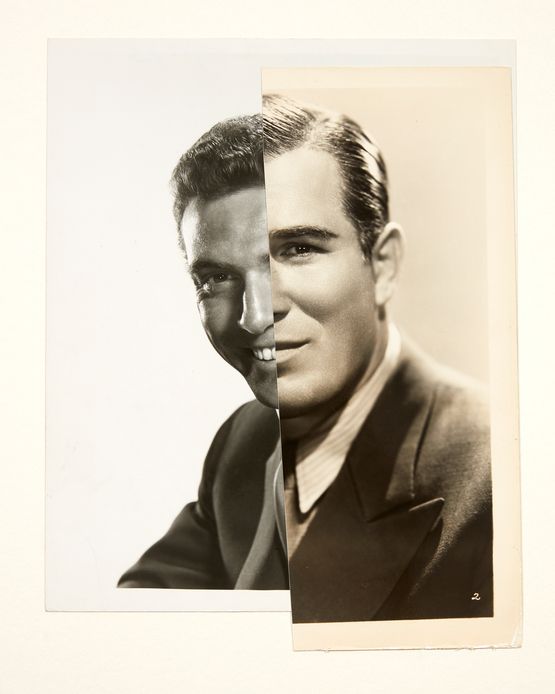 He Film Portrait Collage XXXI by John Stezaker contemporary artwork Mixed Media