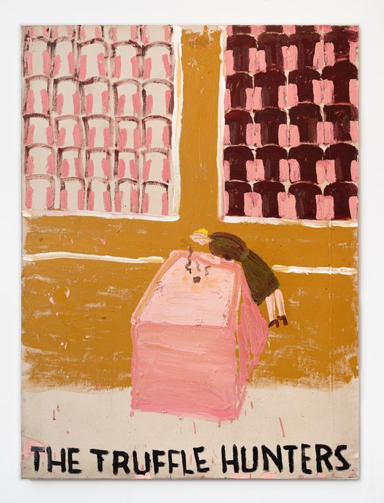The Truffle Hunters Film Notes by Rose Wylie contemporary artwork Painting