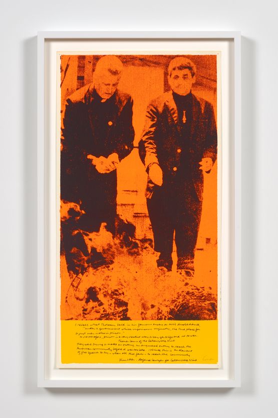 phil and dan by Corita Kent contemporary artwork Print
